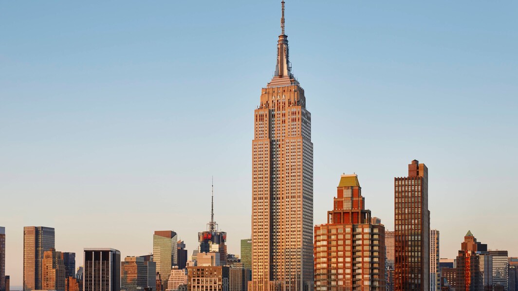 뉴욕 에디션에서 바라본 엠파이어 스테이트 빌딩 호텔 전망