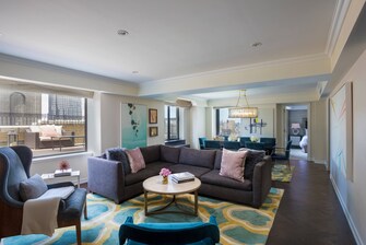 Suite con terraza en Central Park – Sala de estar