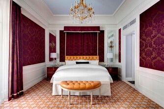 Chambre à coucher d’une suite de luxe