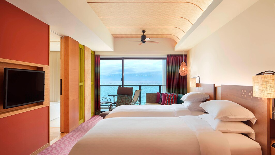 Habitación Ocean con camas individuales