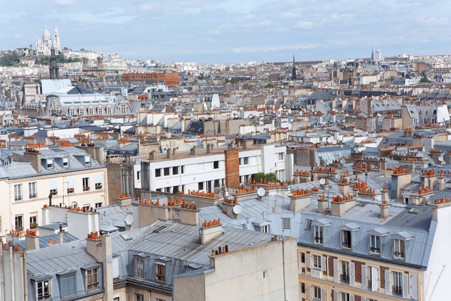 Виды на крыши Парижа