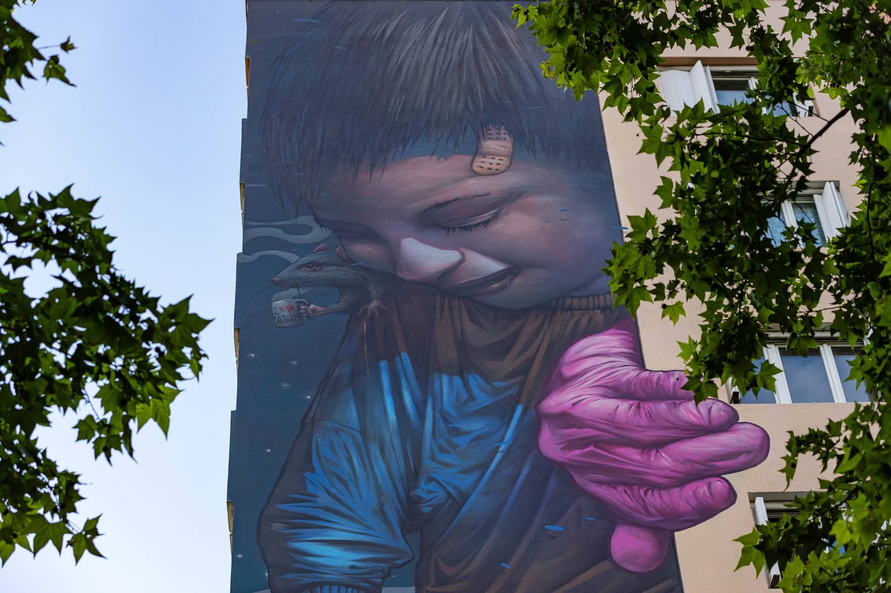 Street art sur le projet Boulevard Paris 13