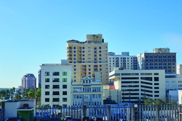 West Palm Beach Downtown View