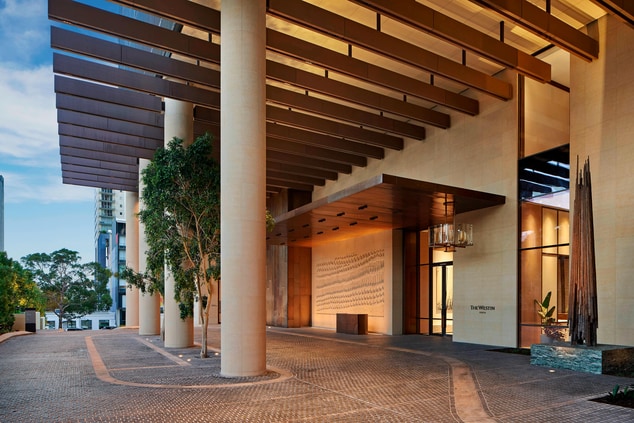 Front entrance of The Westin Perth
