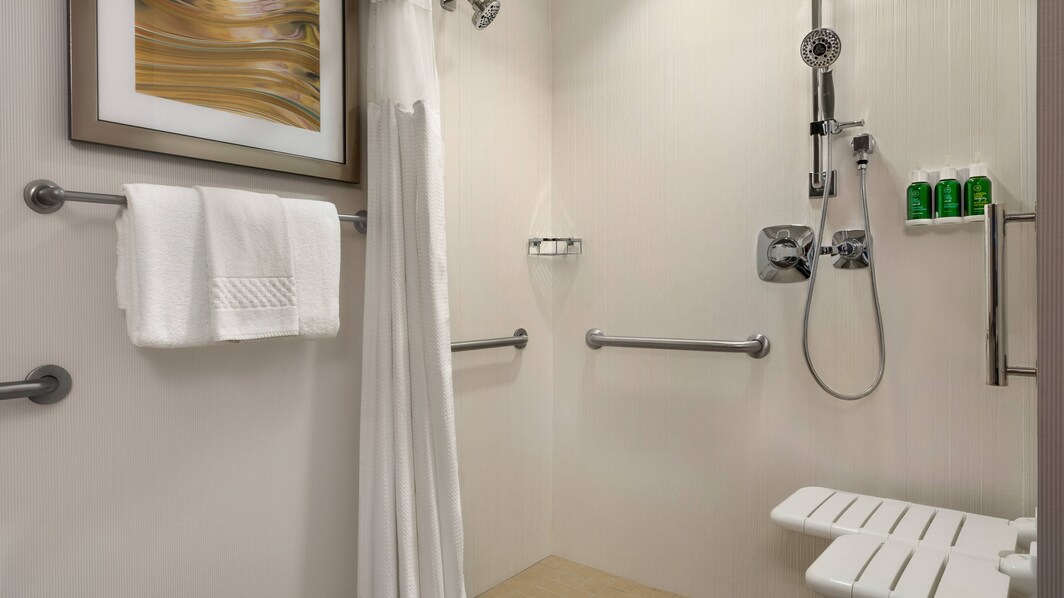 Accessible Bathroom - Roll In Shower
