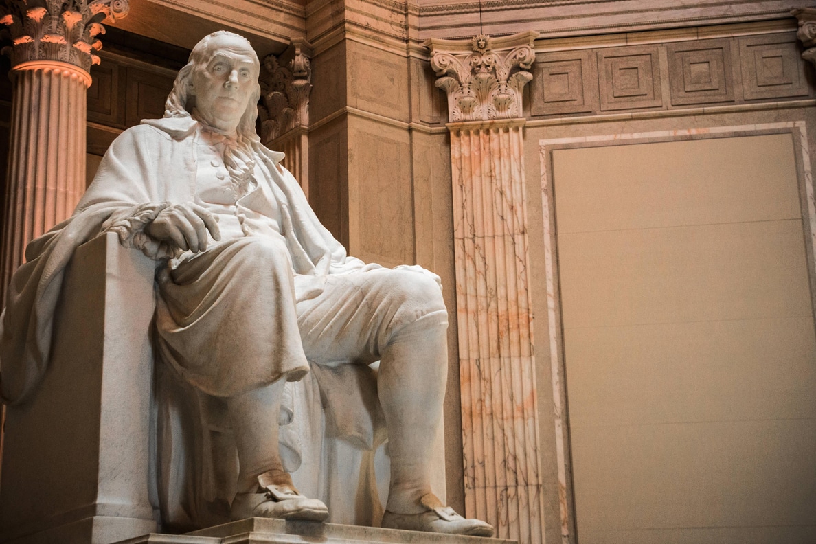 The Franklin Institute - Ben Franklin Statue
