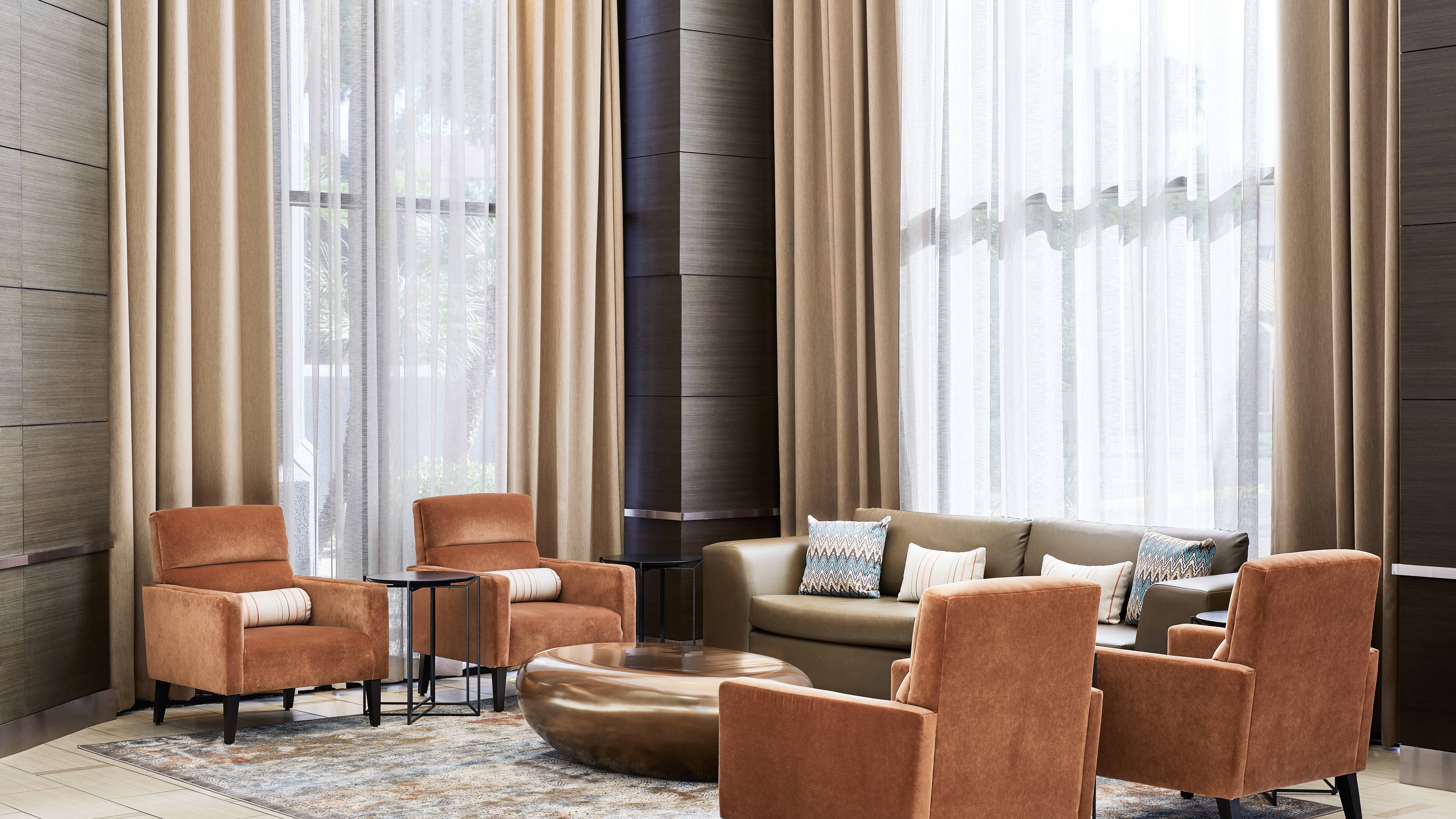 Lobby seating area