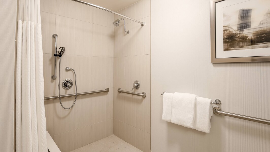 Accessible Bathroom - Roll-In Shower 