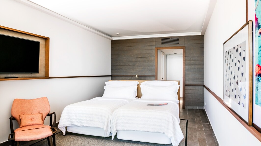 Habitación Premium con cama individual y balcón - Playa