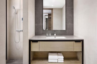 투숙객 욕실 – 대형 샤워실