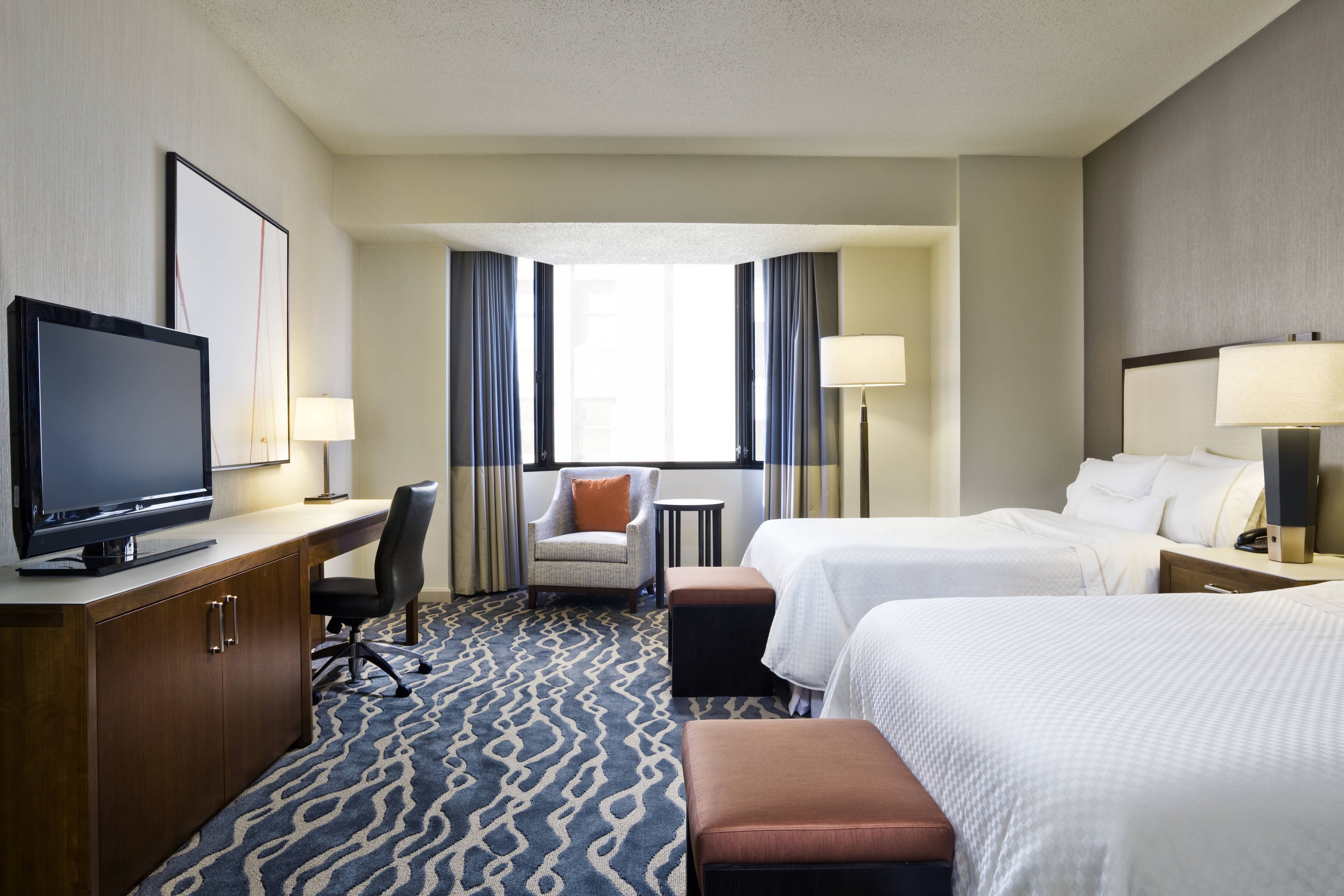 Guest room with two beds