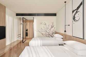 Habitación Premier con dos camas sencillas