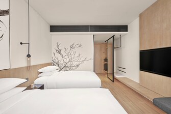 Habitación Superior con dos camas sencillas