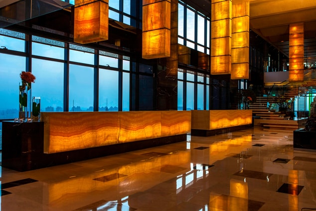 Shanghai hotel lobby