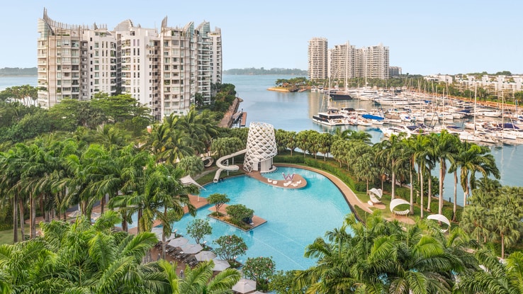 Sentosa Island Hotels Resorts W Singapore Cove - Resort Spa Home Decor Cushions Singapore