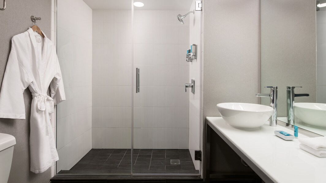 Ванная комната в номере – безбарьерный душ
