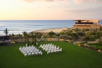 Garden Terrace Beachfront Wedding
