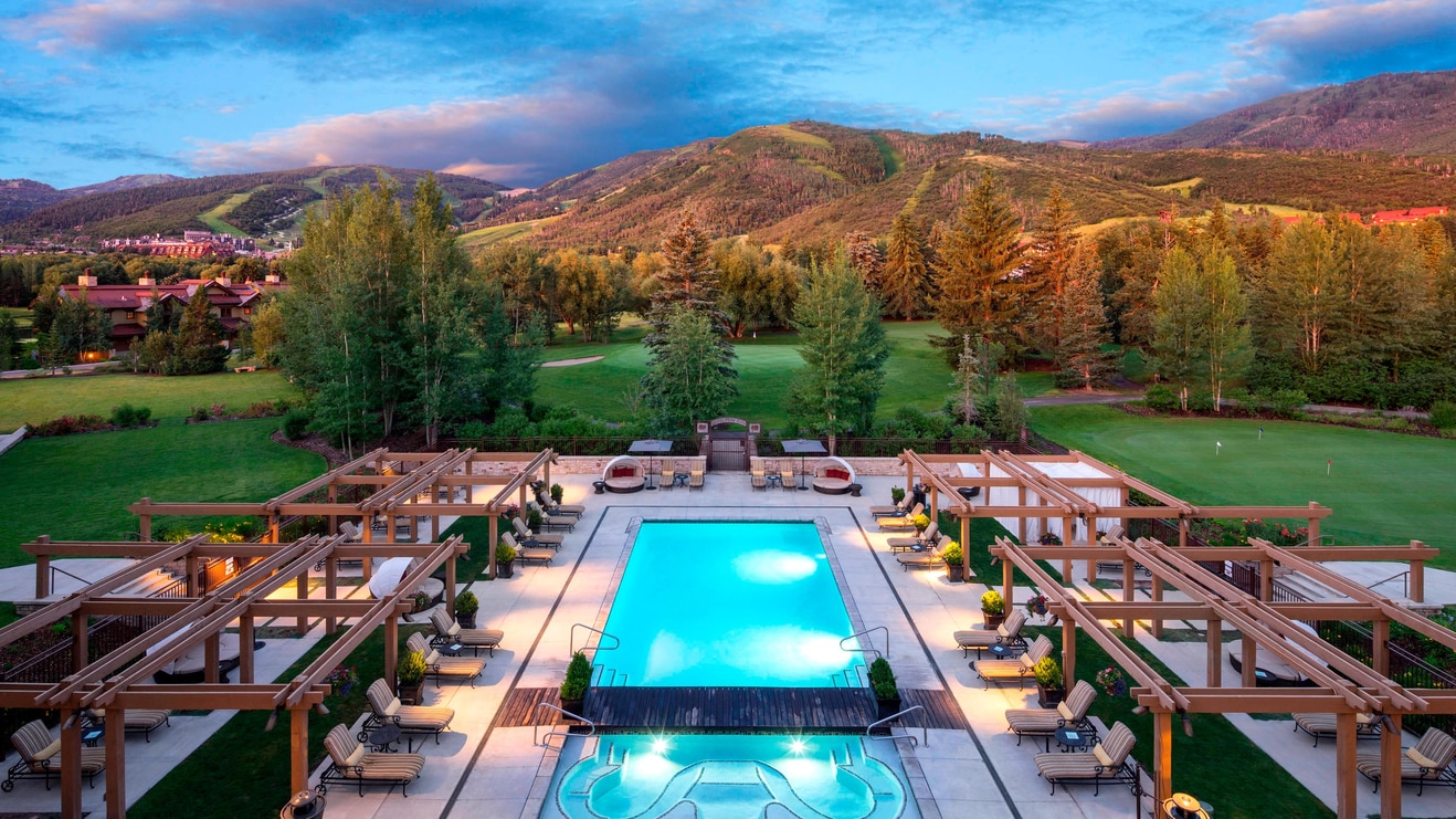 Outdoor Pool with Park City and Deer Valley Resorts