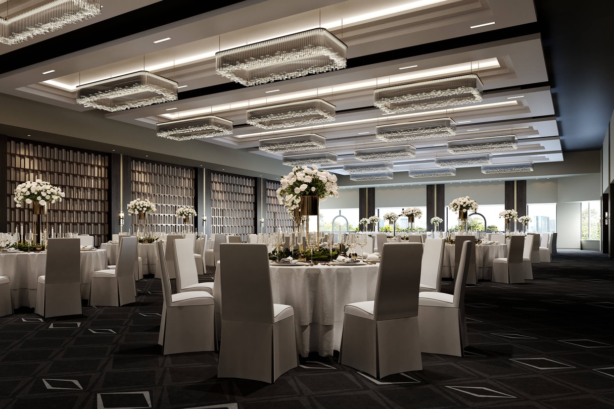 Banquet reception tables