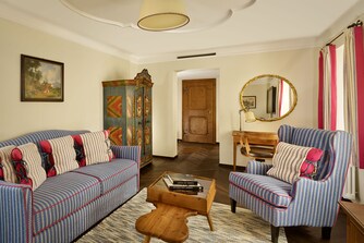 Suite mit zwei Schlafzimmern und Kingsize-Bett – Details der historischen Einrichtung