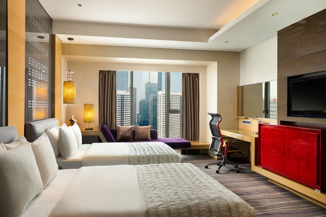 Double/Double Club Guest Room - City View
