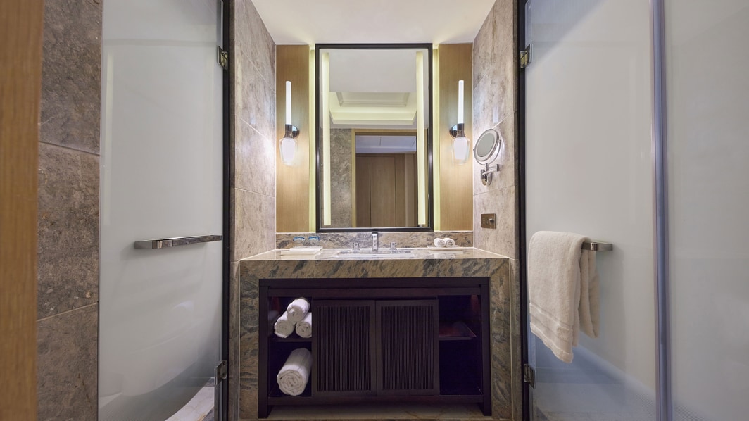 Гостевая ванная комната – безбарьерный душ