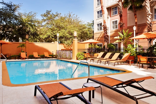 Hotel Pool in Tampa Florida