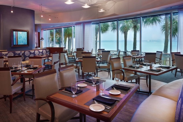 Clearwater Beach Marriott Restaurant Views