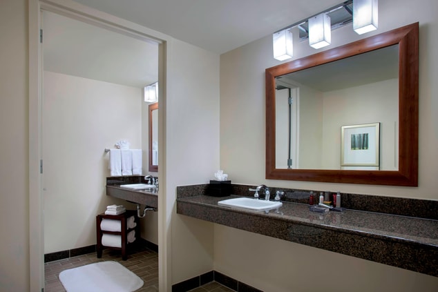 Princeton hotel suite bathroom