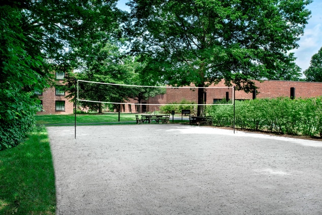 Princeton resort with volleyball court