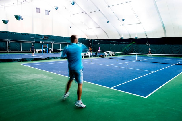 Princeton resort with indoor tennis