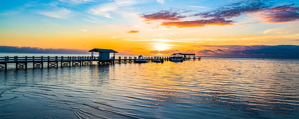 Sunrise in Florida Keys.
