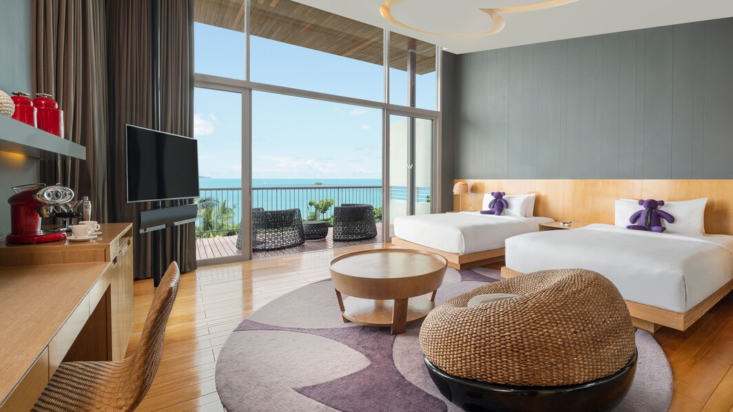 Villa Extreme Wow Ocean Haven con dos camas individuales