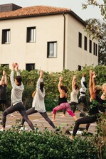 Cours de yoga au spa du JW Venice