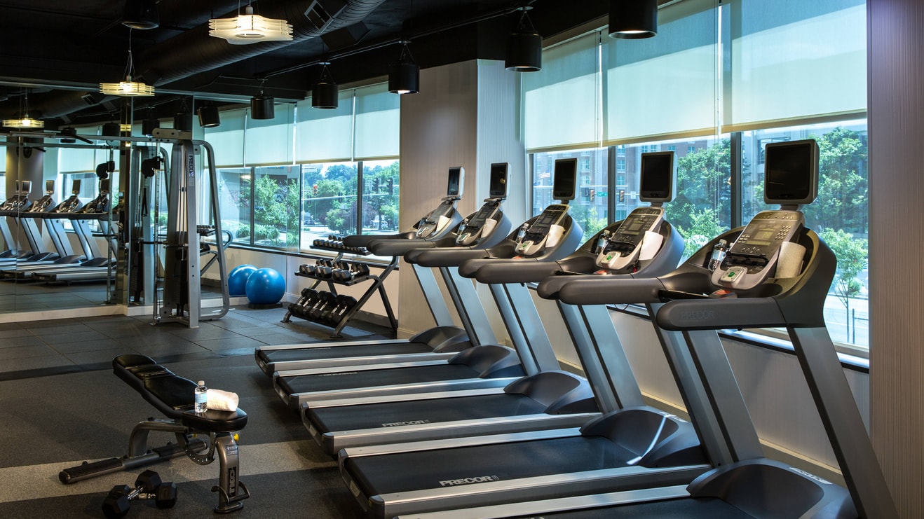 DC area hotel fitness center