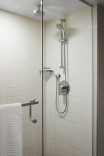 Salle de bains d'une suite avec lit king size - douche