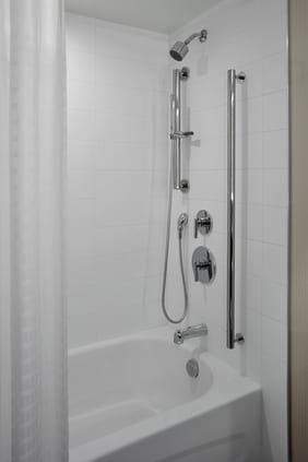 Queen/ Queen Gueest Bathroom - Shower/Tub