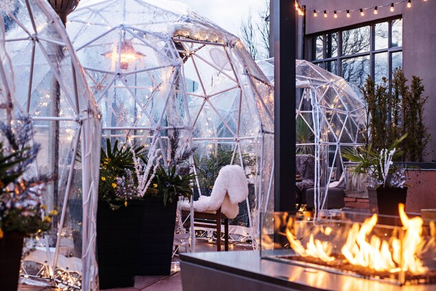 LURE Restaurant Patio - Heated Dining Domes