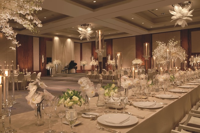 The Ritz-Carlton Ballroom - Banquet Setup