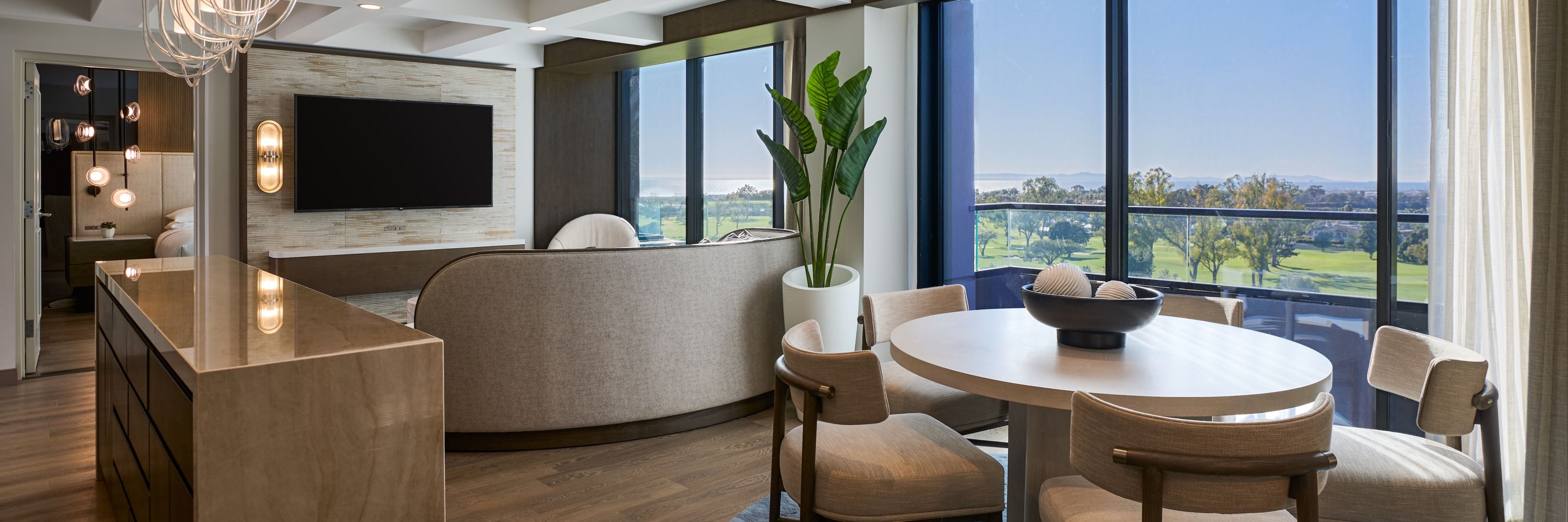 Guest suite living area