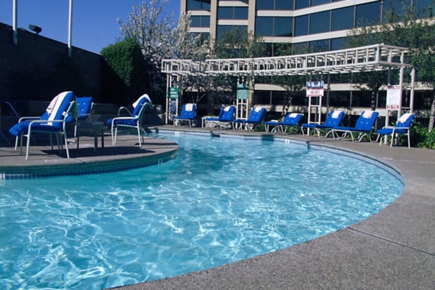 Enjoy our refreshing outdoor pool and hot tub.