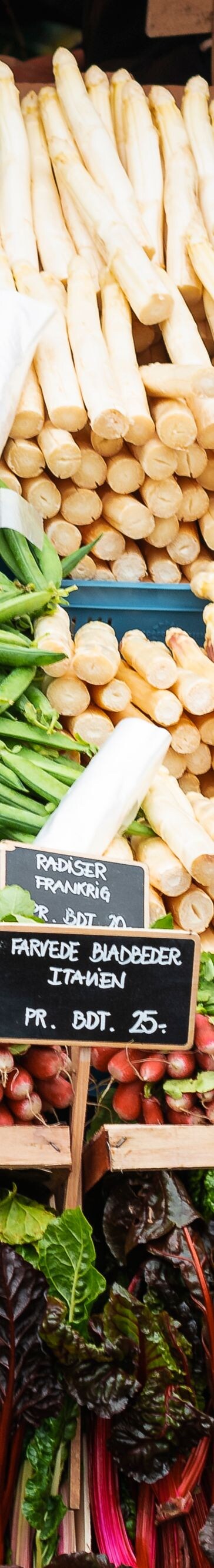 Farmers grocery market in Copenhagen city center, Torvehallerne