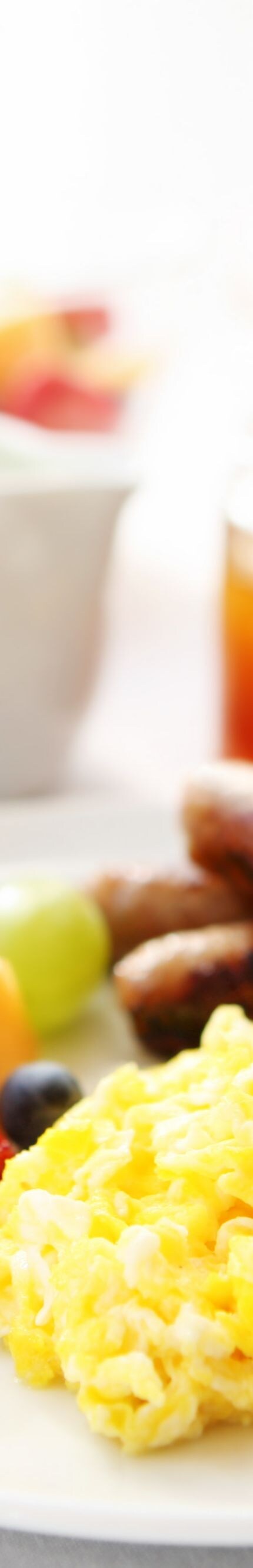 Orange Juice, No People, Coffee Cup, Parfait, Scrambled Eggs, Place Setting, Fruit Salad, Pastry, Dining Table, Muffin, Preserves, Croissant, Raspberry, Blueberry, Strawberry, Berry Fruit, Melon, Fruit, Salad, Continental Breakfast, Breakfast, Sausage, Yogurt, Bread, Eggs, Food, Coffee - Drink, Food And Drink, Eating, Dairy Products, Meat And Alternatives