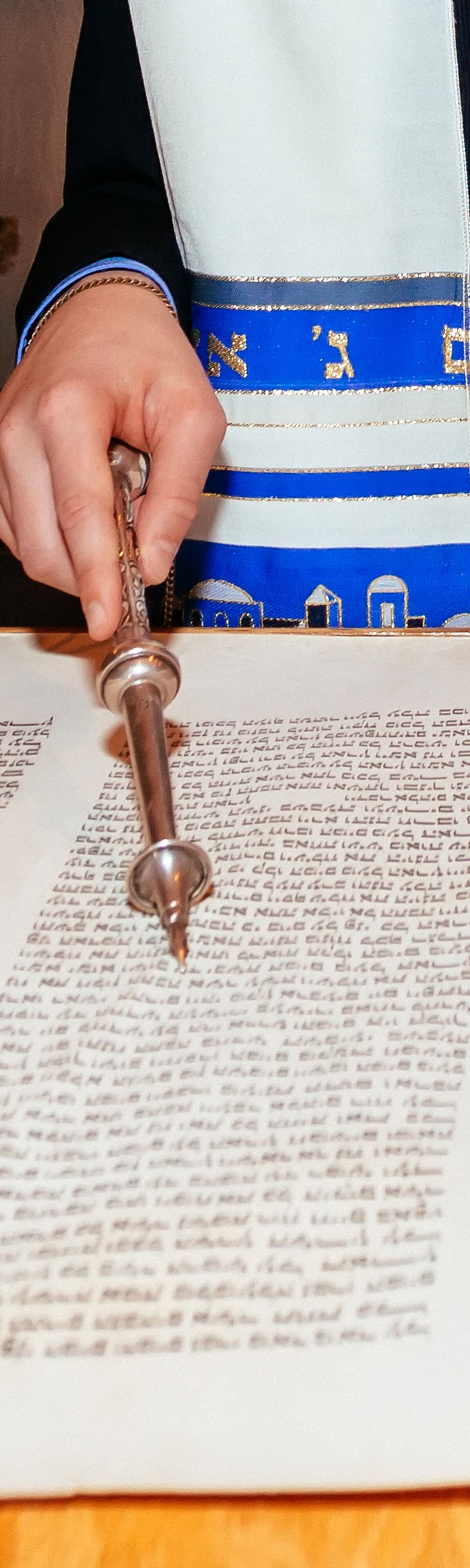 Hasidism, Holiday, Boys, Men, Religious Text, Parchment, Celebration, Hebrew Script, Wedding Ceremony, Brick, Stone Material, Torah, Child, Praying, Reading, Judaism, Religion, History, Spirituality, Old-fashioned, Cultures, Vacations, Close-up, Human Hand, People, Jerusalem, New York City, USA, Synagogue, Book, Bar Mitzvah, bar-mitzvah, barmitzvah, judaica, mitzvah, Jewish Ethnicity, Israeli Culture