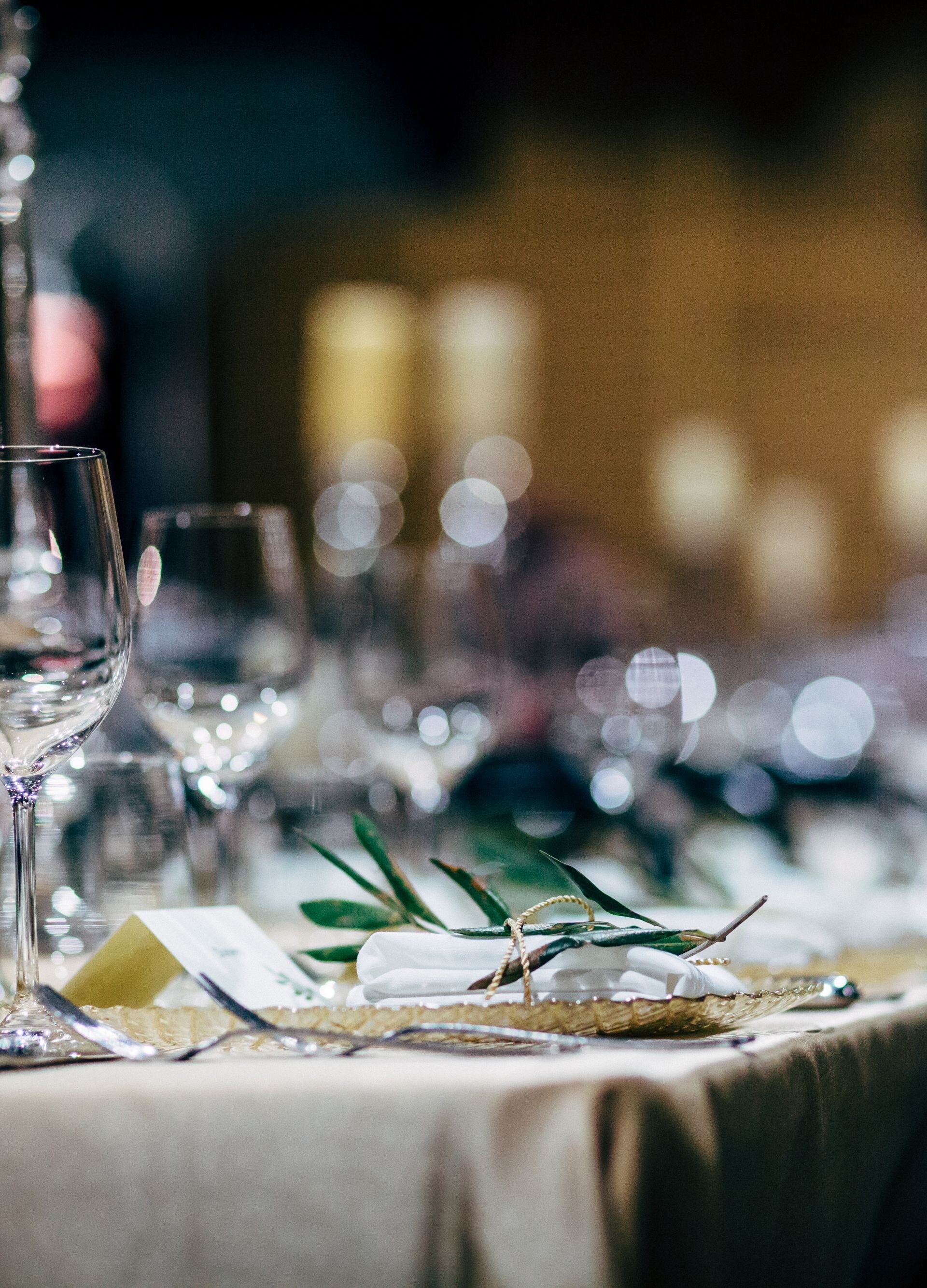 design details, luxurious, party, setting
