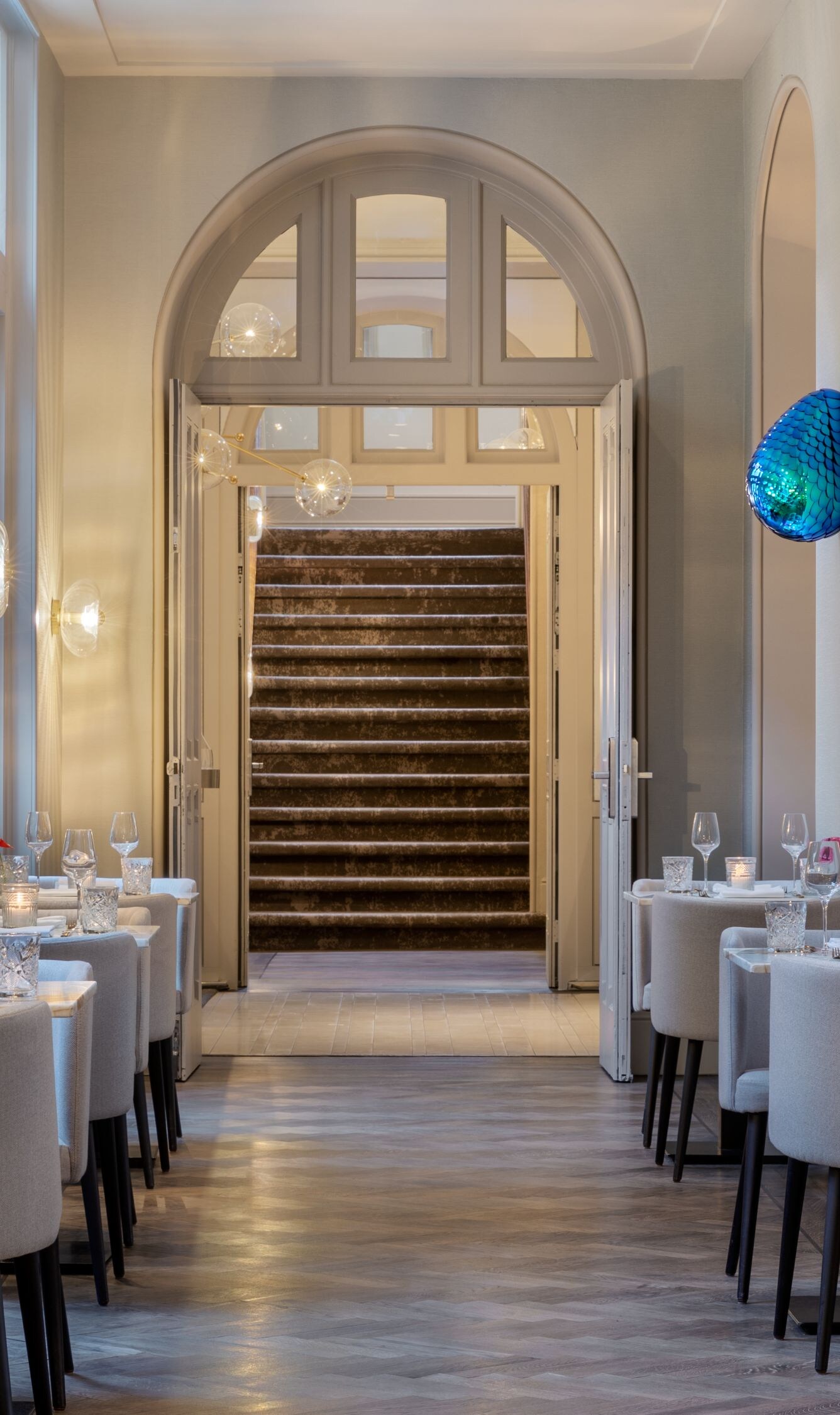 A beautifully designed dining area  