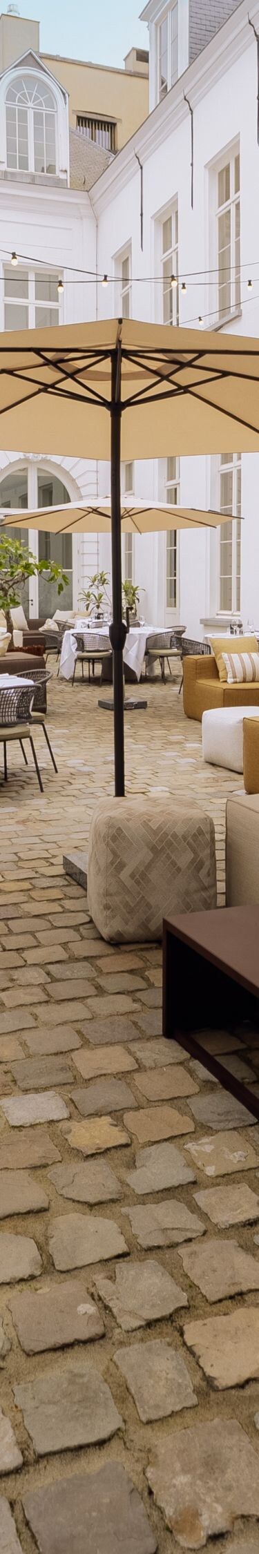 Upscale outdoor patio experience