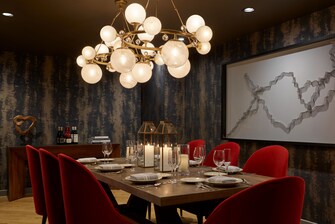 Private dining room in Stark's Alpine Grill