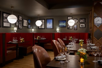 Relazing dining room at Stark's Alpine Grill