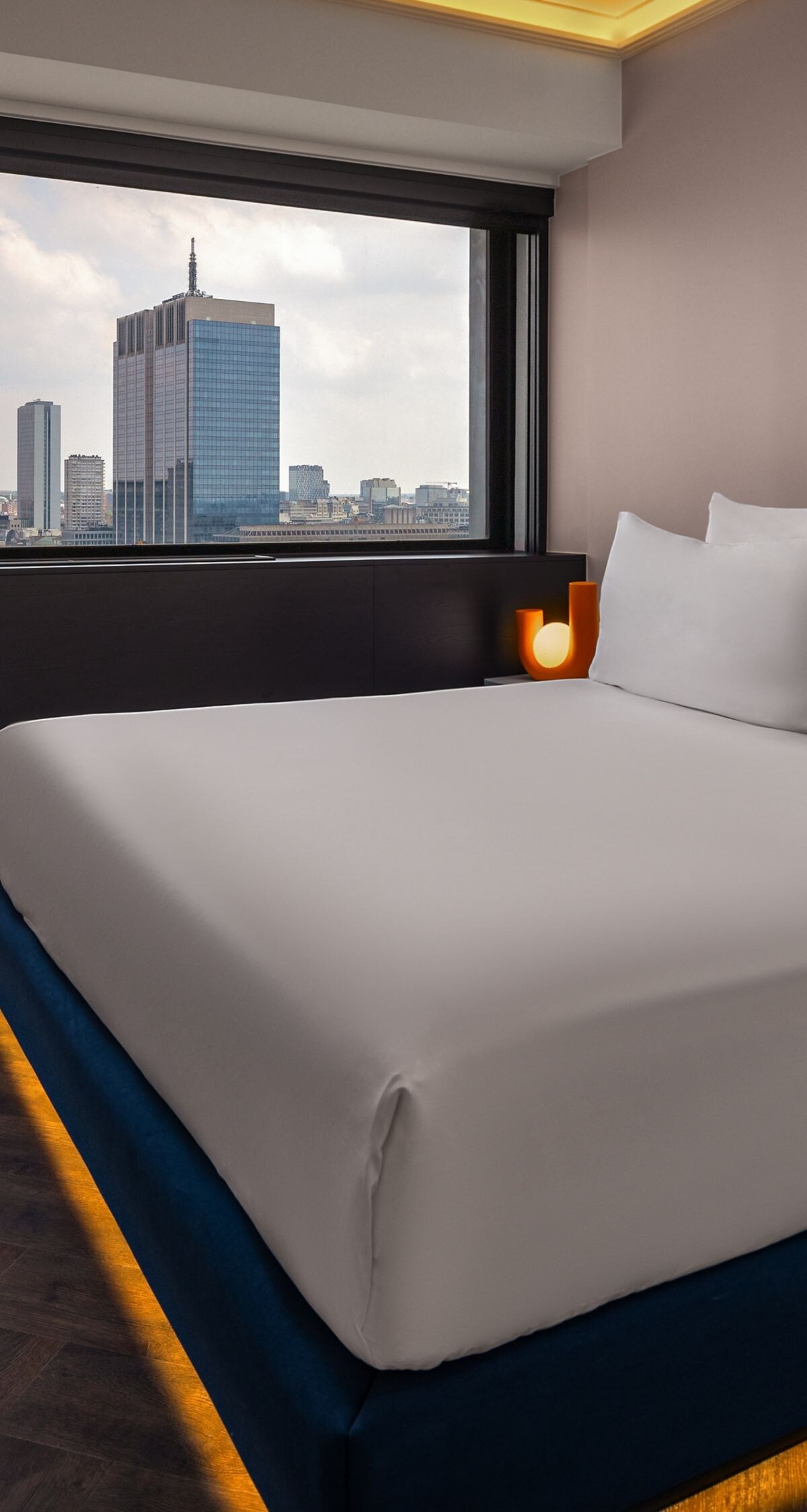 Schlafzimmer mit Ausblick 